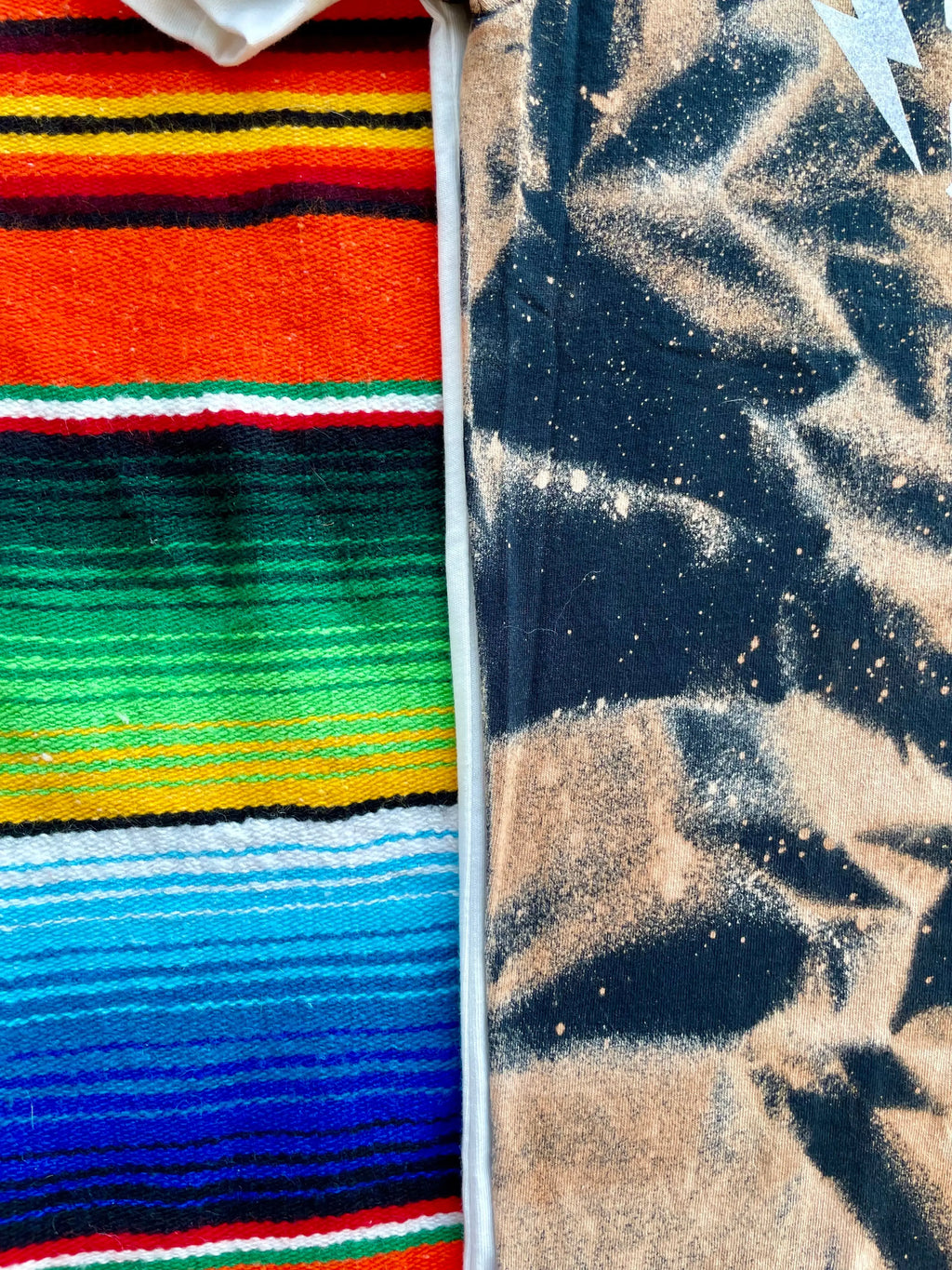 Side View Western graphic tee hand screen printed cotton inspirational faith design