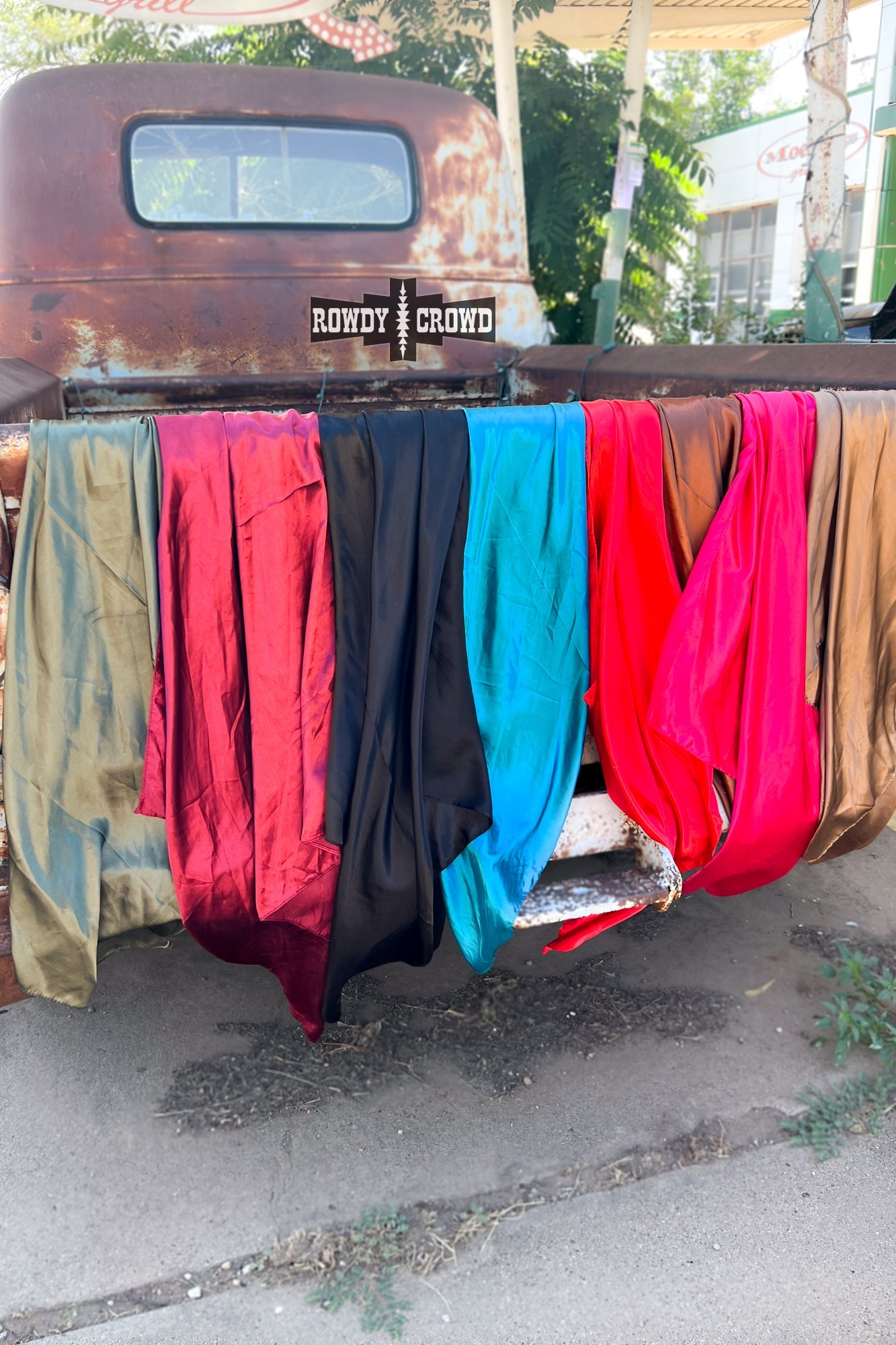 Rowdy Crowd Wynonna Wild Rags accessory feature soft, silky-like fabric