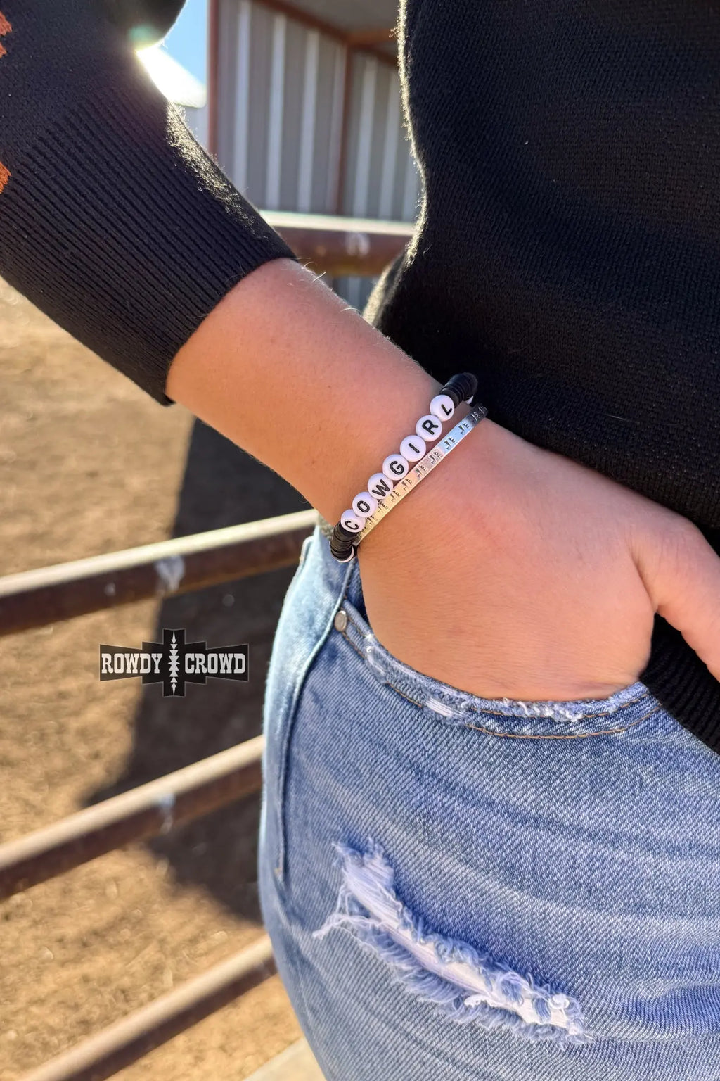 Cowgirl bracelet perfect for stacking western jewelry