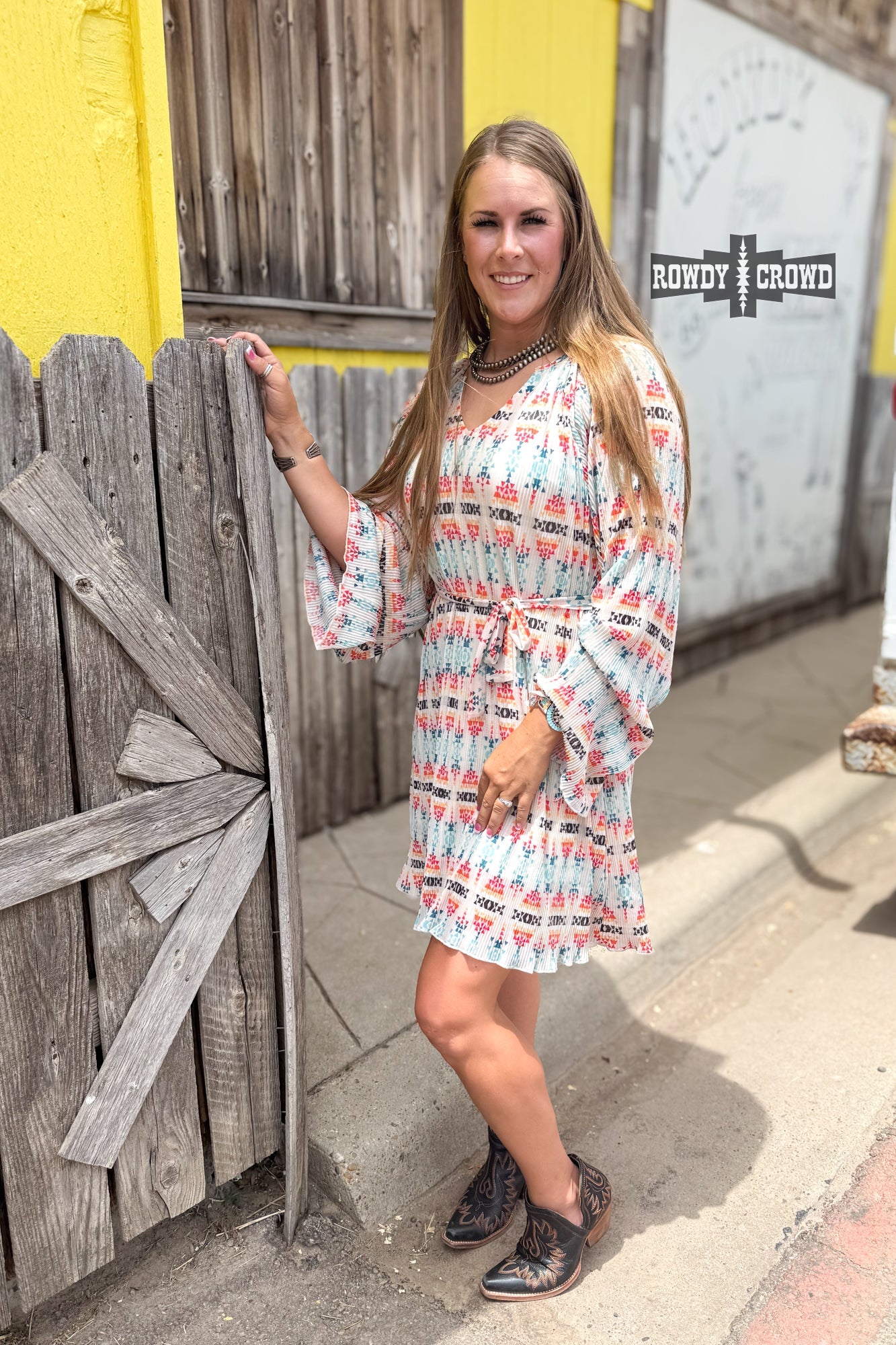 Rowdy Crowd patterned  Darlene dress