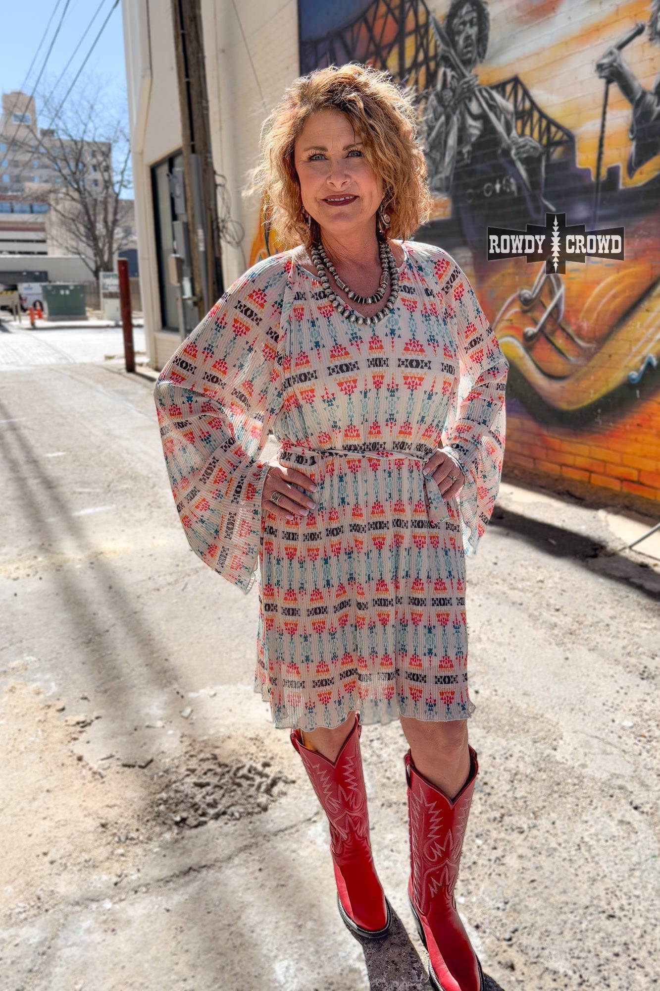 Rowdy Crowd patterned  Darlene dress