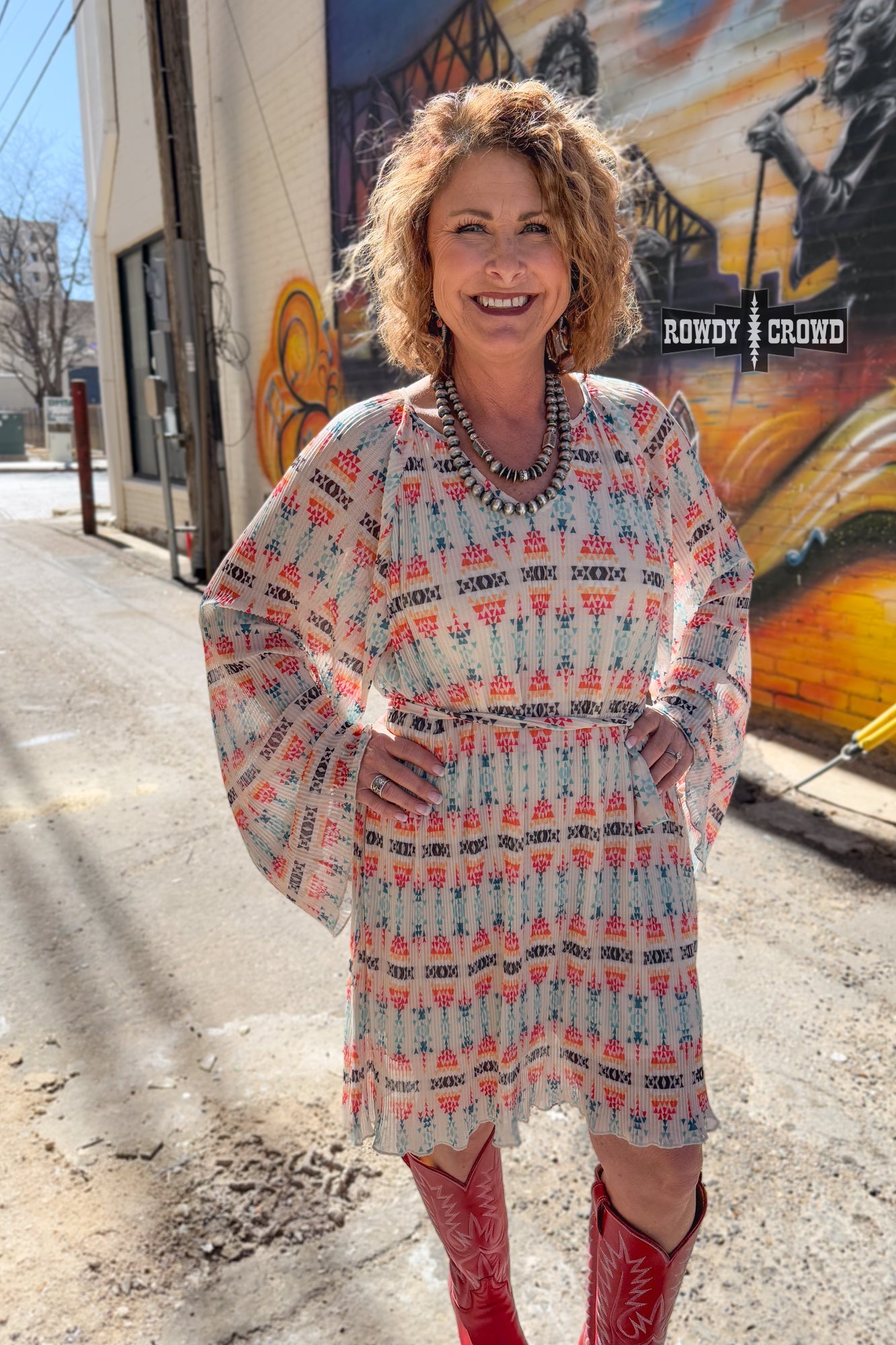 Rowdy Crowd patterned  Darlene dress