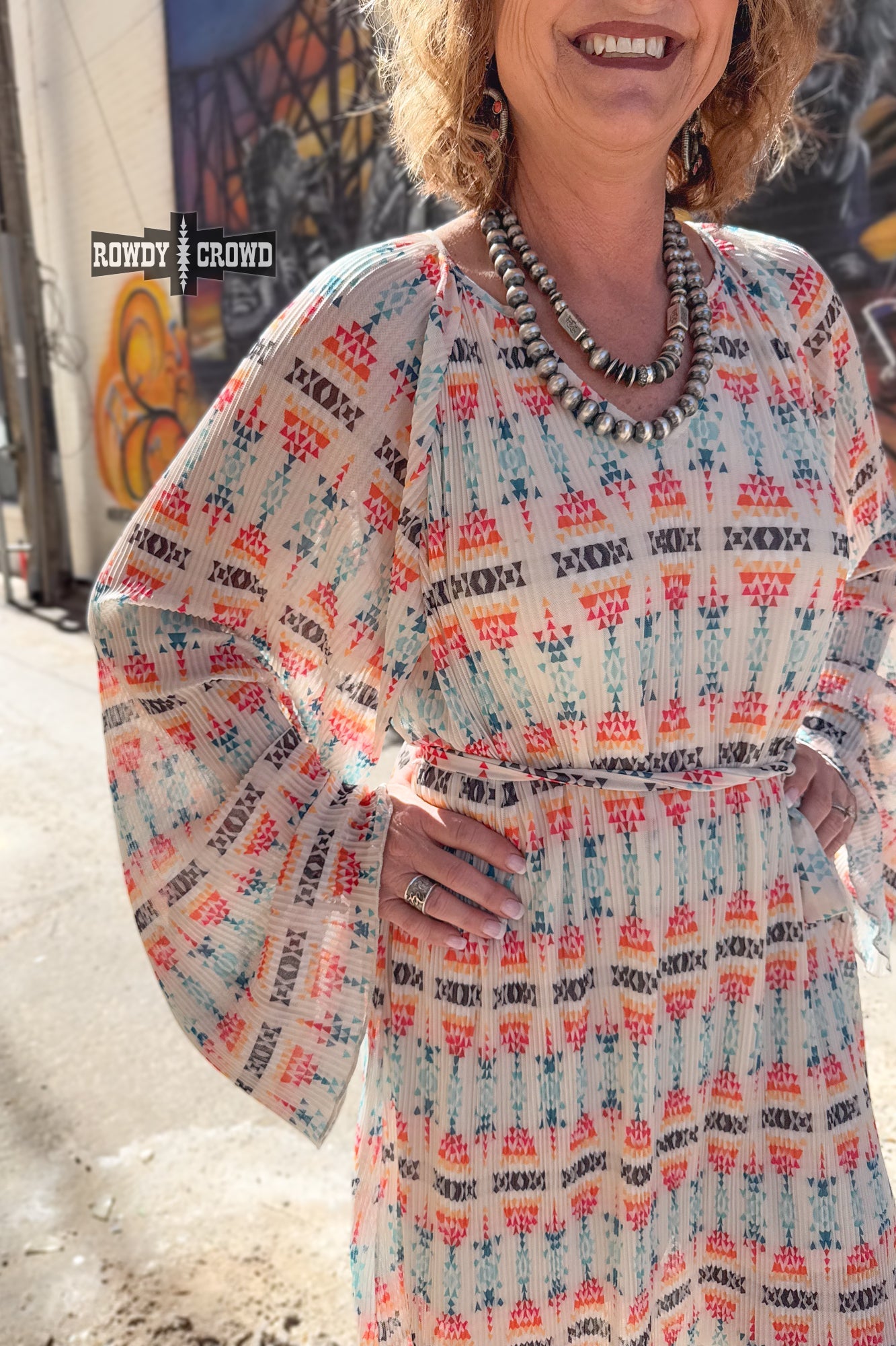 Rowdy Crowd patterned  Darlene dress