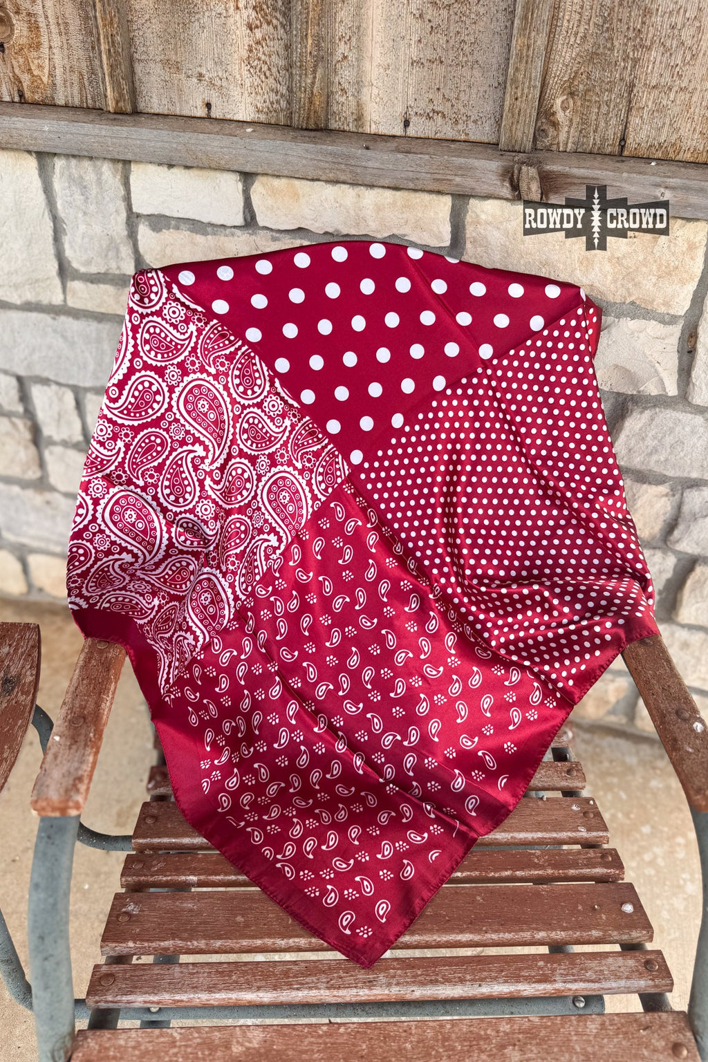 Paisley Dot Wild Rags