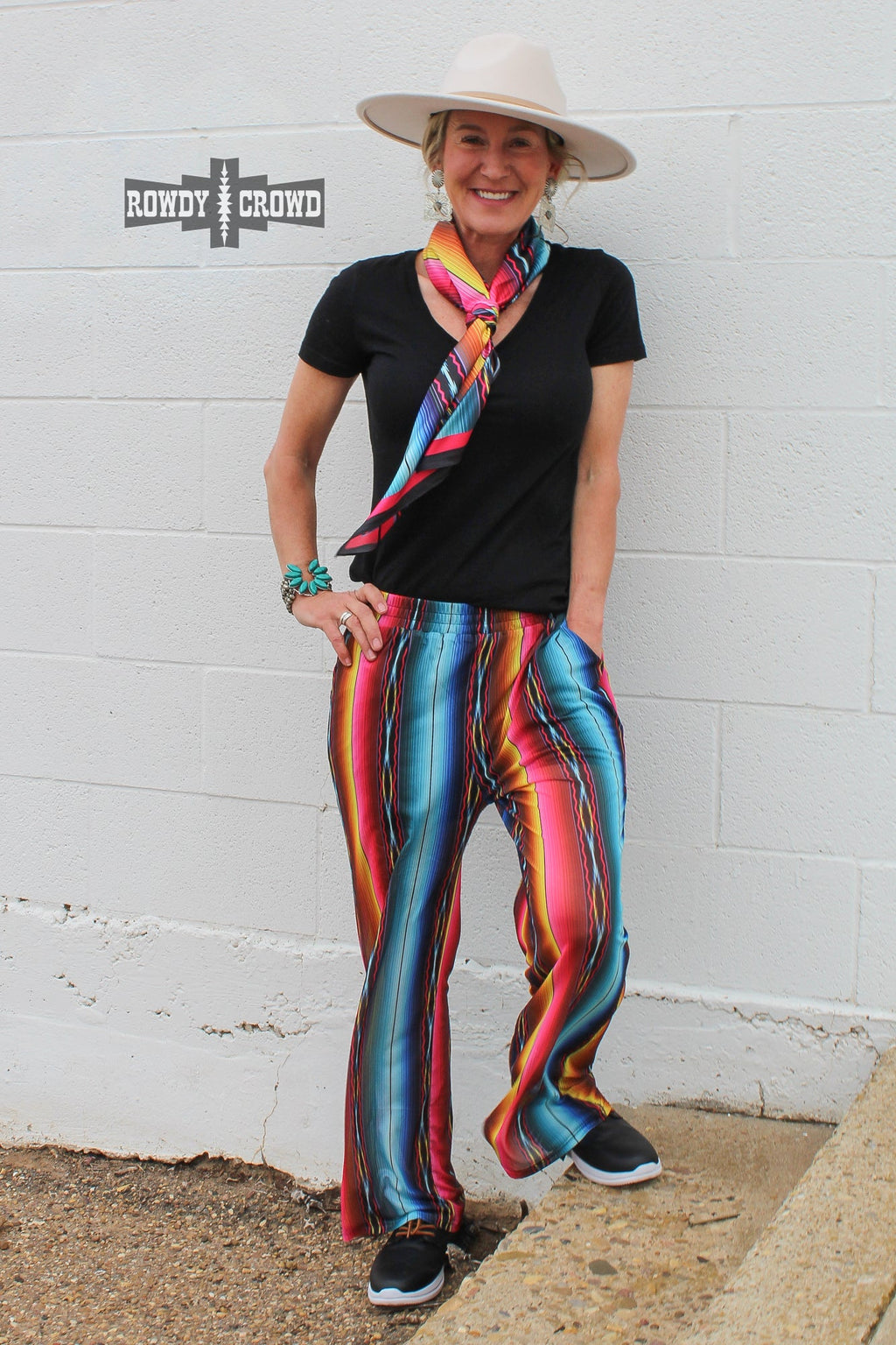 Rowdy Crowd serape Pinto Ranch Pants
