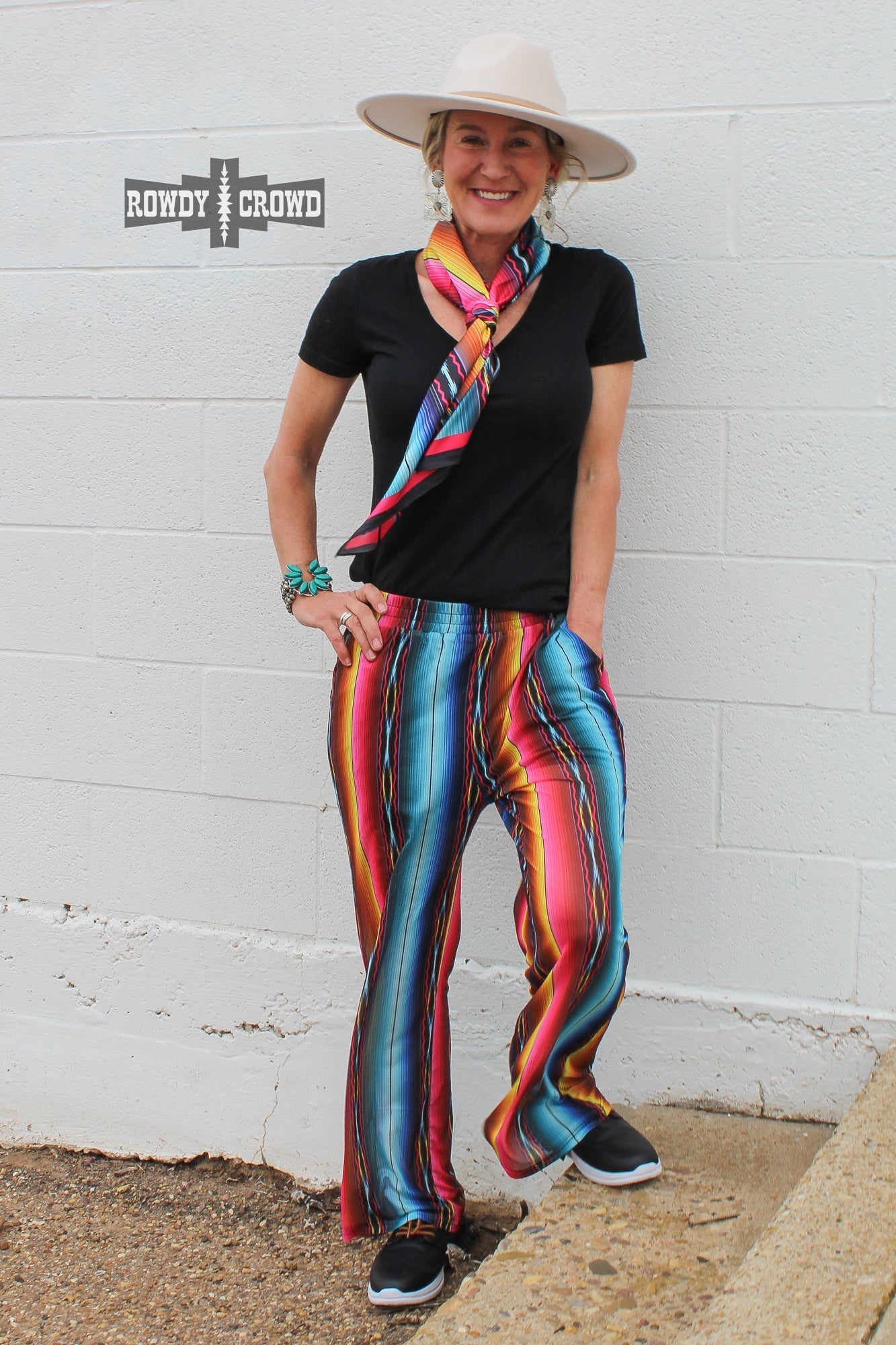 Rowdy Crowd serape Pinto Ranch Pants
