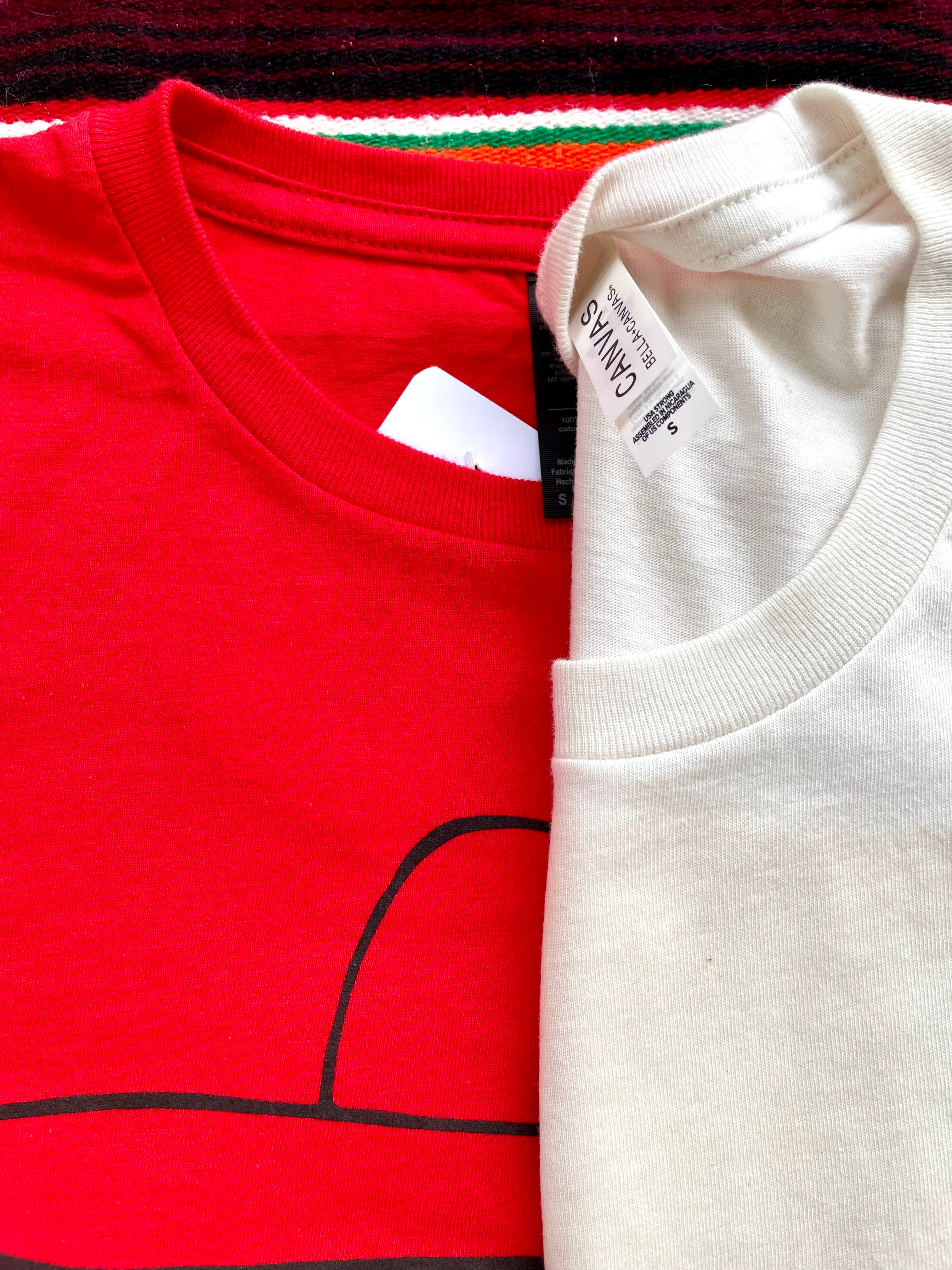 Red 100% cotton western graphic tee featuring hand-drawn María Félix artwork by LHTX, bold NO HABLA BULLSHIT slogan, Texas cowgirl fashion with San Antonio attitude.