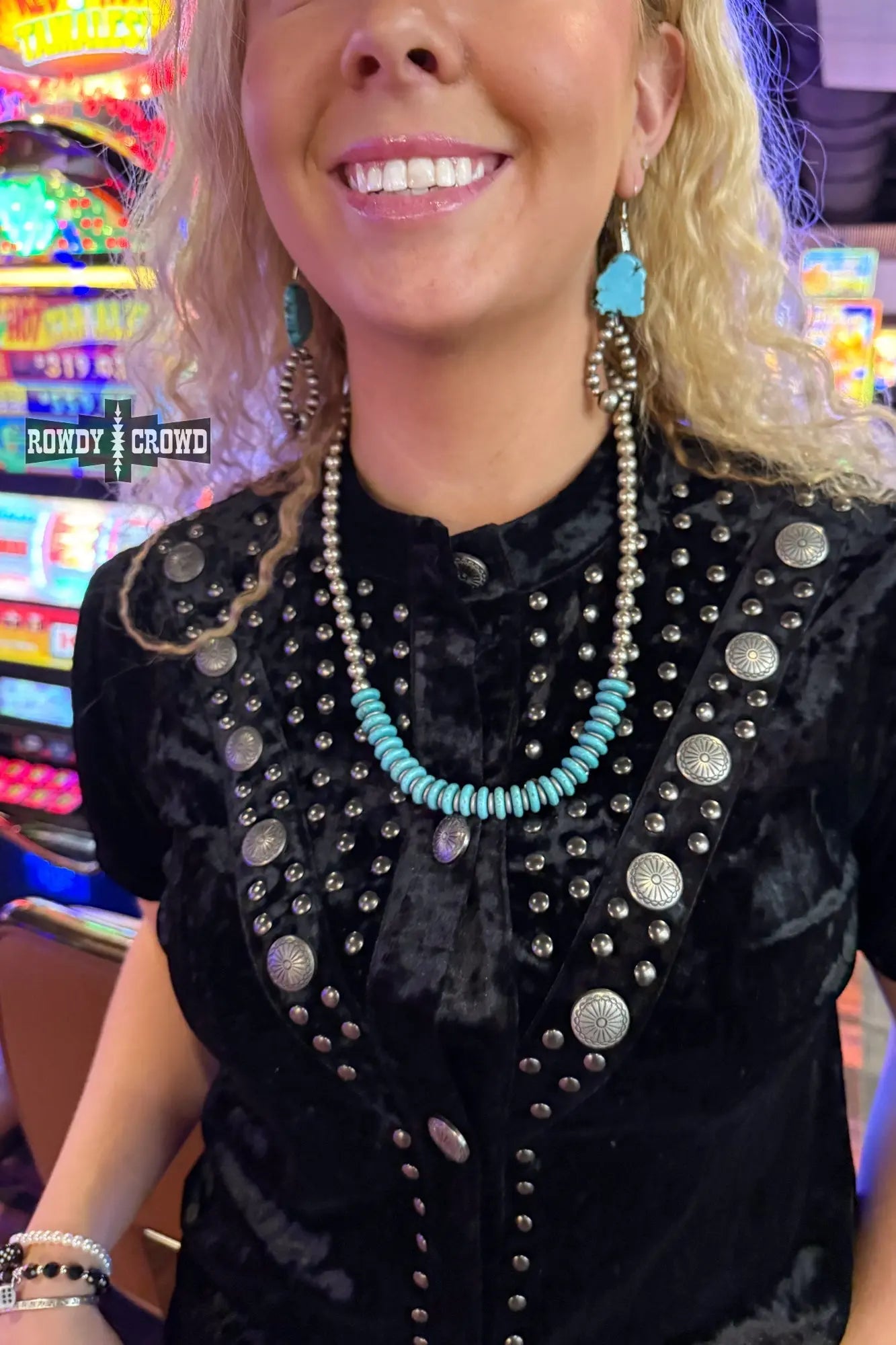 Handmade Mesquite Necklace crafted in Amarillo, Texas with authentic western flair